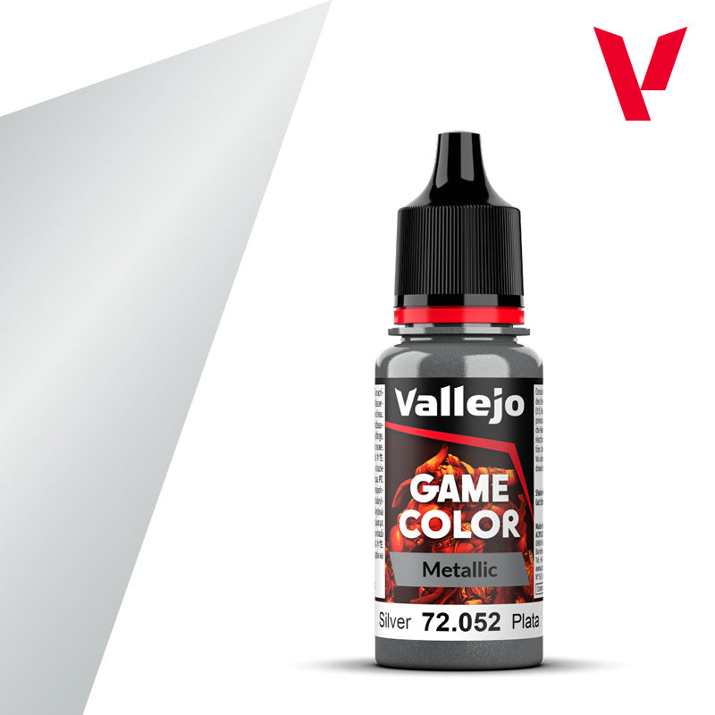 Vallejo Game Color Metallic Silver 17ml 72.052
