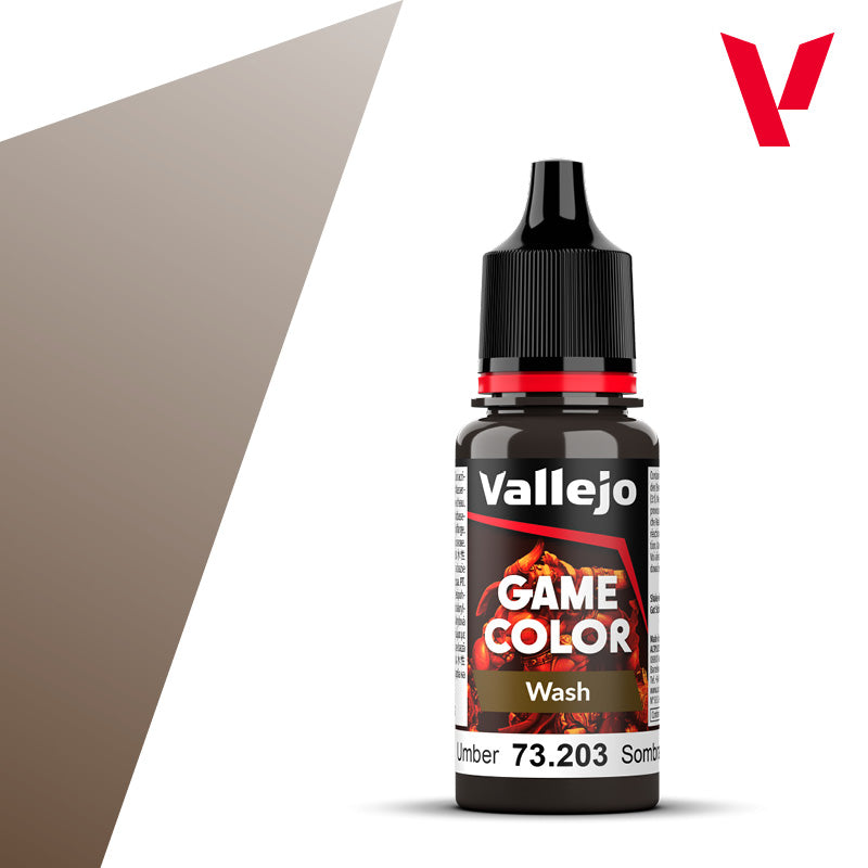 Vallejo Game Color Wash Umber 17ml 73.203 (Agrax Earthshade)