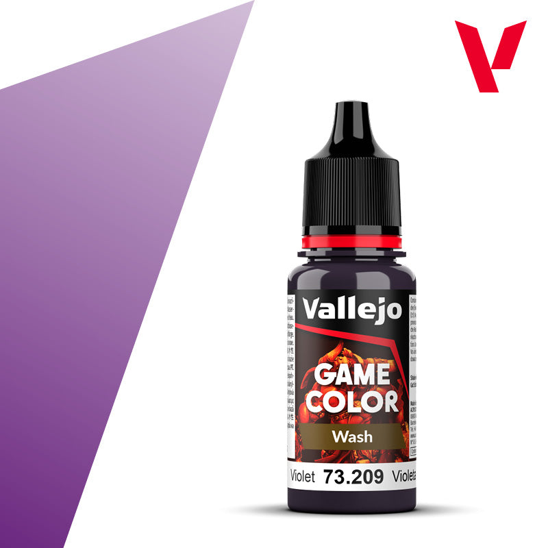 Vallejo Game Color Wash Violet 17ml 73.209 (Druchii Violet)