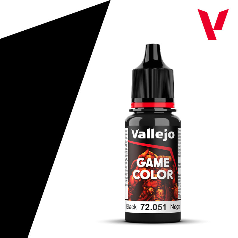 Vallejo Game Color Black 17ml 72.051 (Abaddon Black)