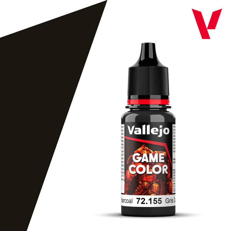 Vallejo Game Color Charcoal 17ml 72.155 (Corvus Black)