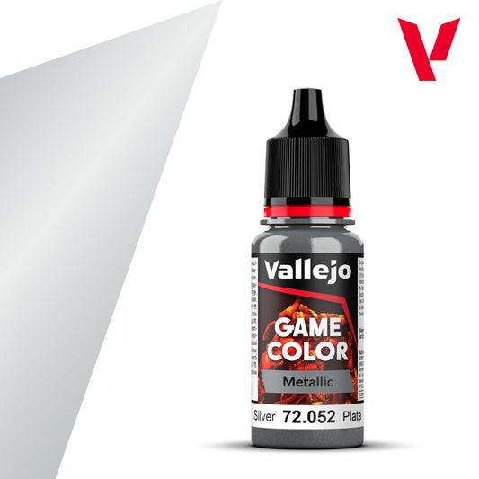 Vallejo Game Color Metallic Silver 17ml 72.052