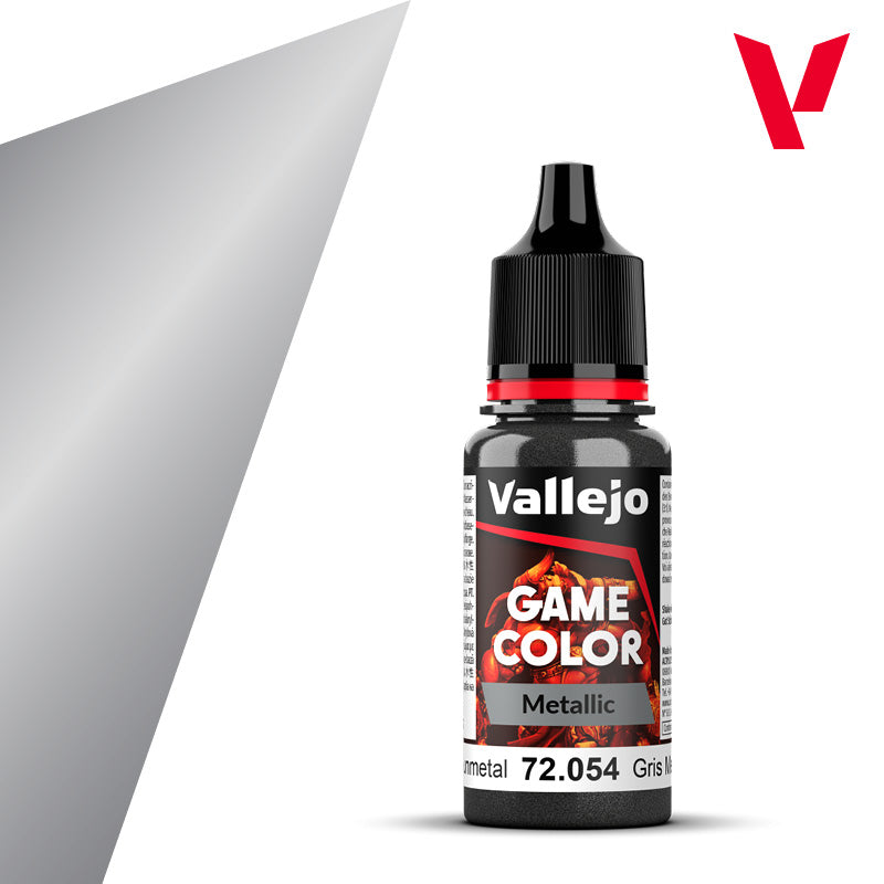 Vallejo Game Color Metallic Dark Gunmetal 17ml 72.054