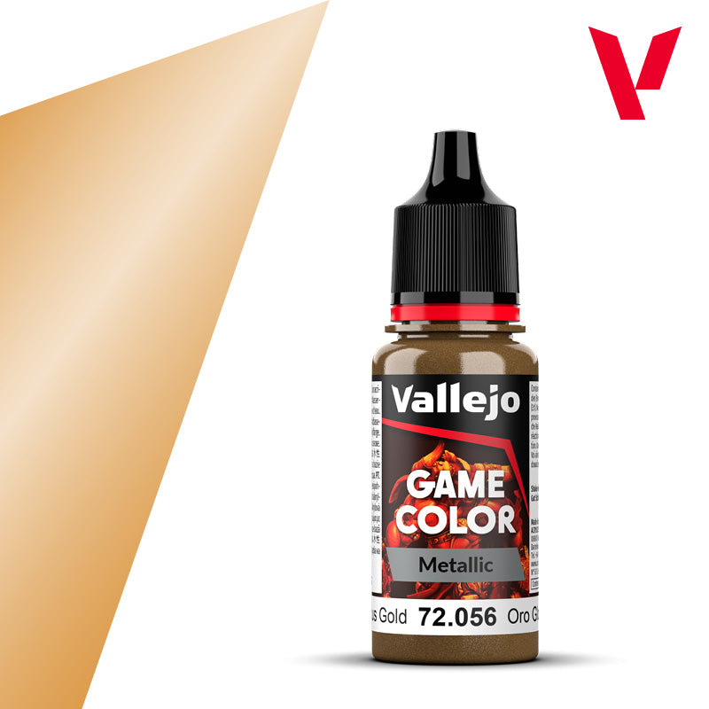 Vallejo Game Color Metallic Glorious Gold 17ml 72.056