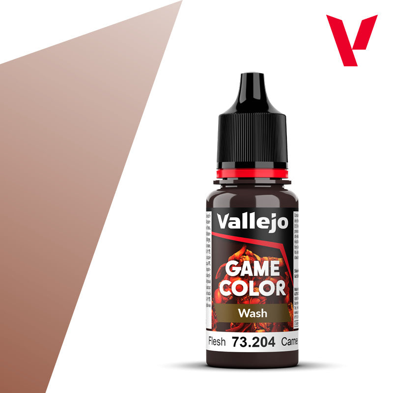 Vallejo Game Color Wash Flesh 17ml 73.204 (Reikland Fleshshade)