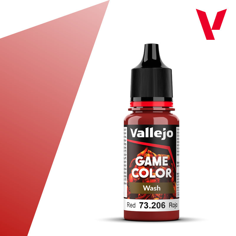 Vallejo Game Color Wash Red 17ml 73.206