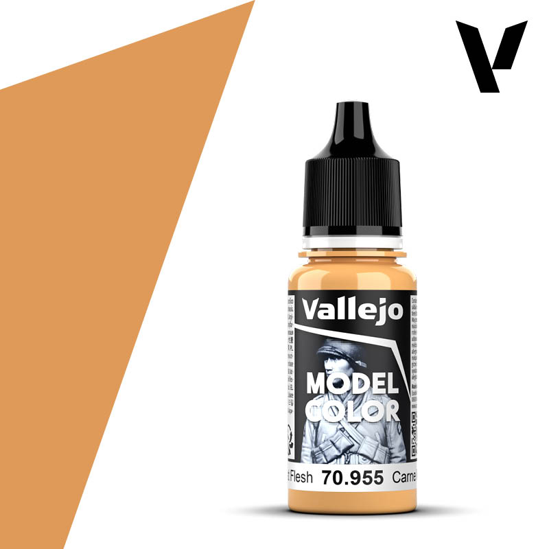 Vallejo Model Color Flat Flesh 17ml 70.955